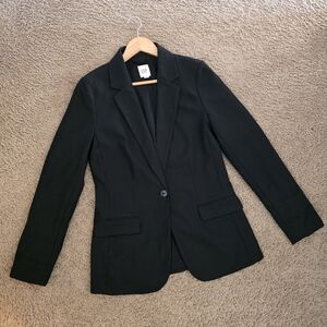 Gap Women's Black Blazer In Size 10 Tall